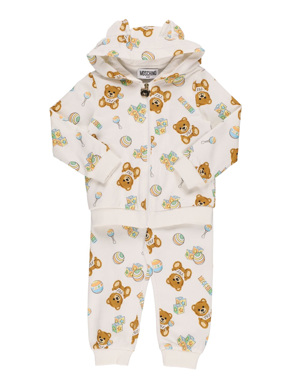 Printed Cotton Hoodie & Sweatpants