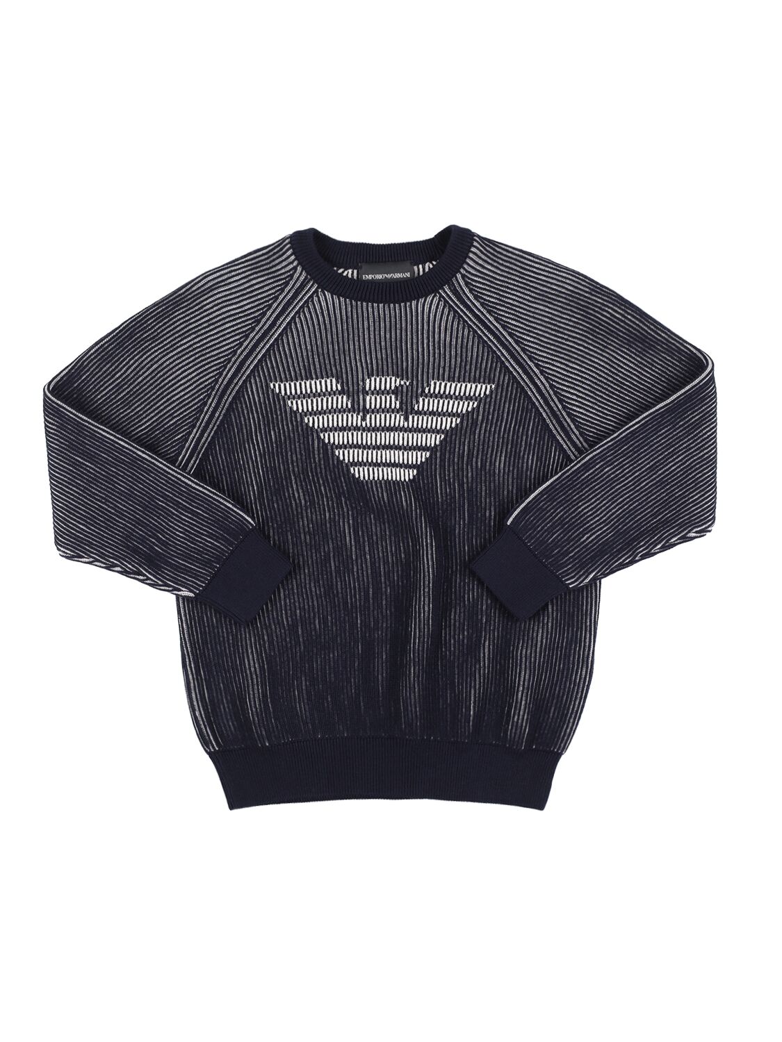 Logo Intarsia Knit Milano Jersey Sweater – KIDS-BOYS > CLOTHING > KNITWEAR