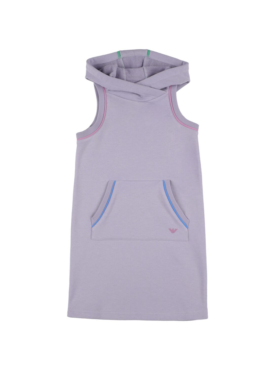 Cotton Blend Sweat Dress W/logo – KIDS-GIRLS > CLOTHING > DRESSES