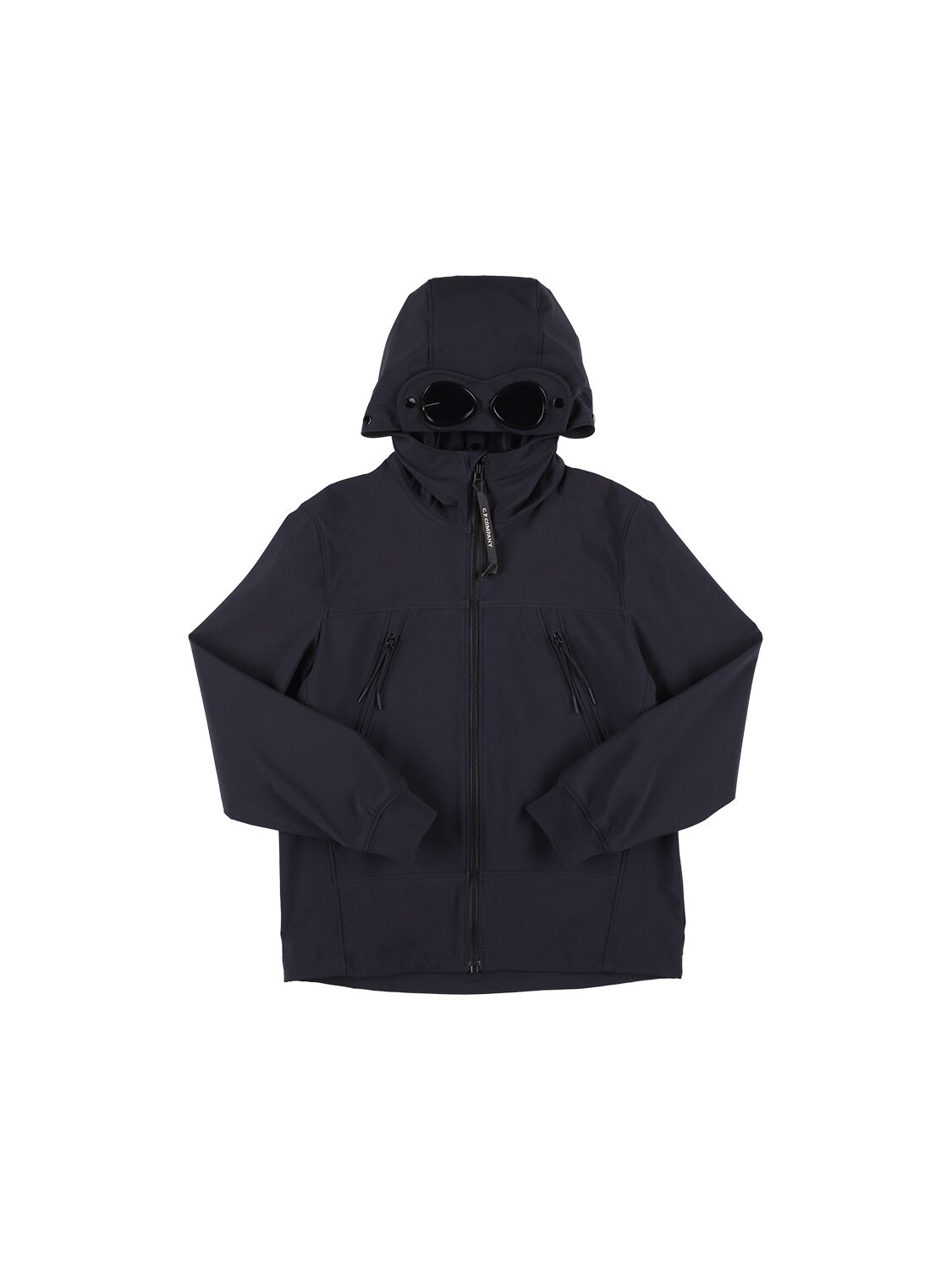 C.p. Company Kids' Recycled Soft Shell Jacket In Navy
