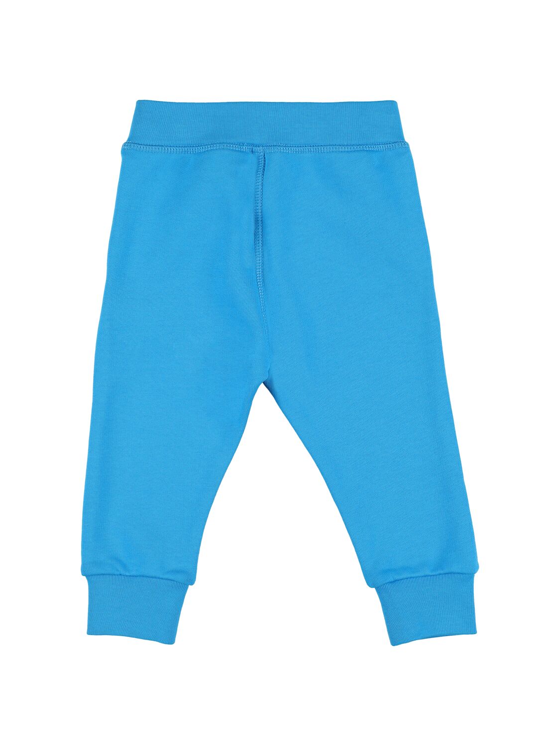 Dsquared2 Logo Print Cotton Sweatpants In Light Blue