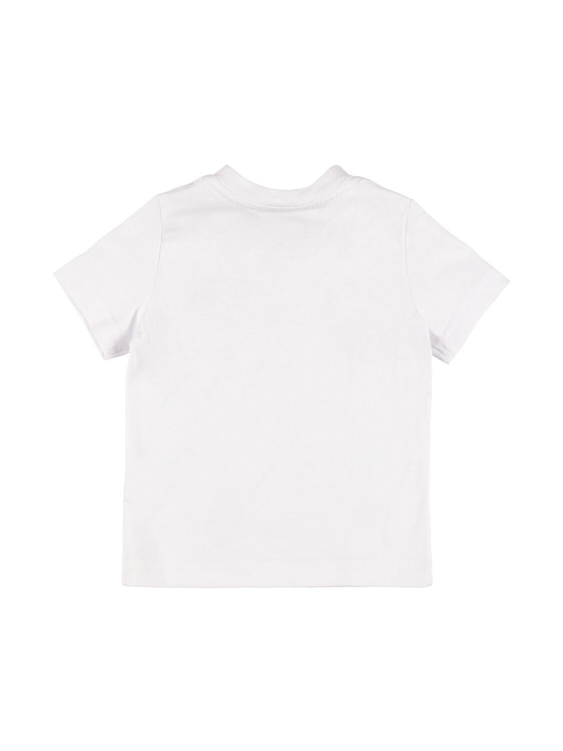Shop Dsquared2 Logo Print Cotton Jersey T-shirt In White