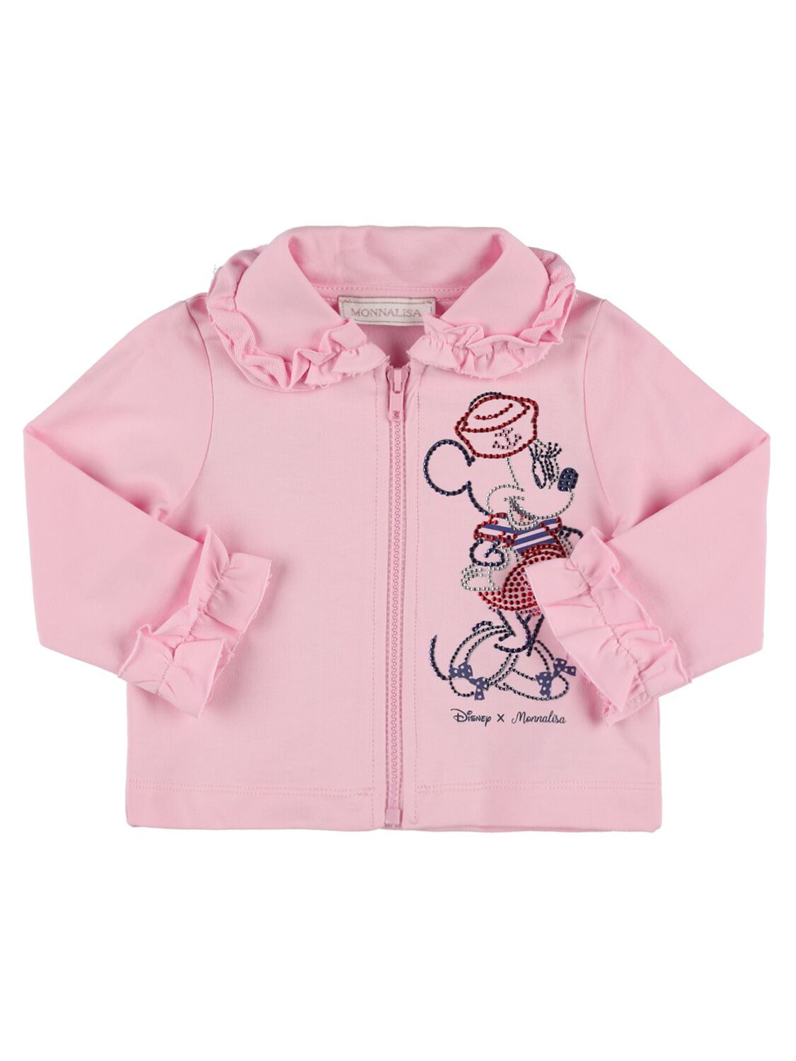 Minnie Embellished Cotton Sweatshirt – KIDS-GIRLS > CLOTHING > SWEATSHIRTS