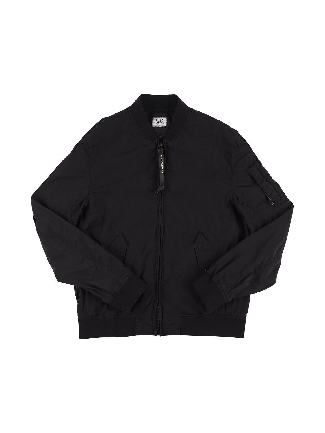 C.p. Company Kids' Recycled Nylon Jacket In Black