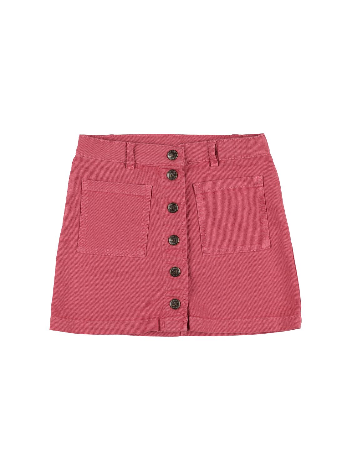 Stretch Cotton Denim Skirt – KIDS-GIRLS > CLOTHING > SKIRTS