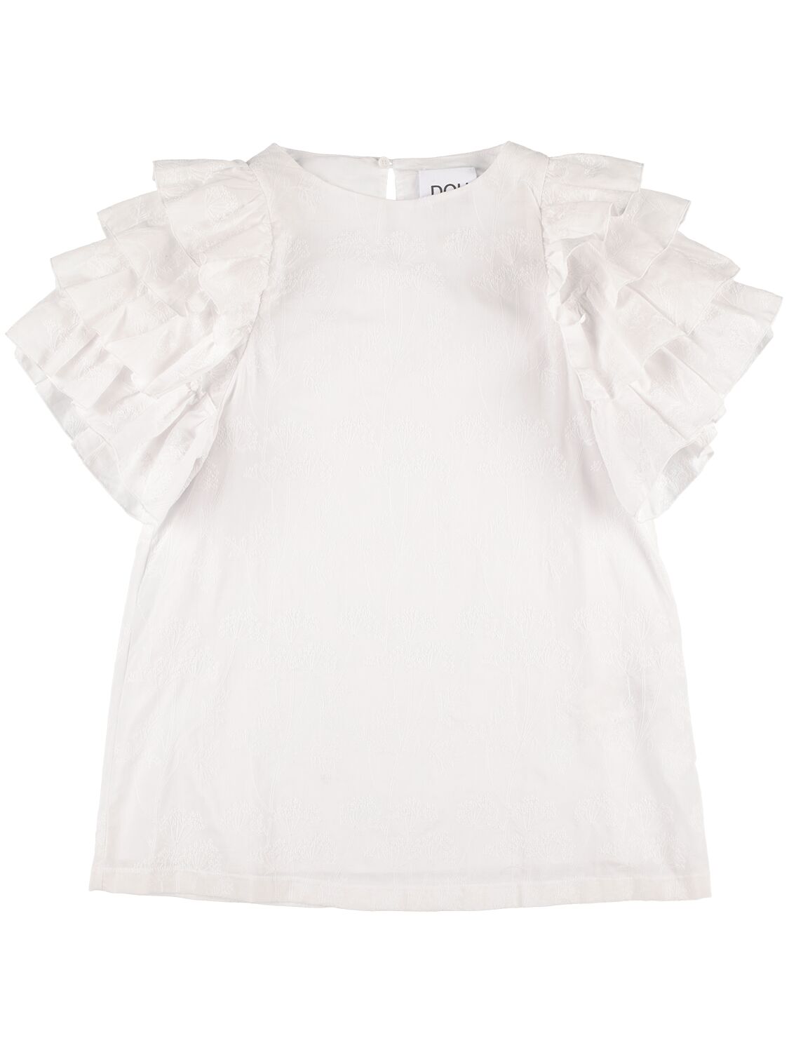 Embroidered Cotton Muslin Dress – KIDS-GIRLS > CLOTHING > DRESSES