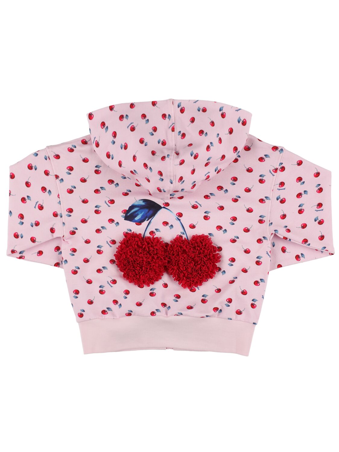 Cherry Print Zip-up Cotton Sweatshirt – KIDS-GIRLS > CLOTHING > SWEATSHIRTS