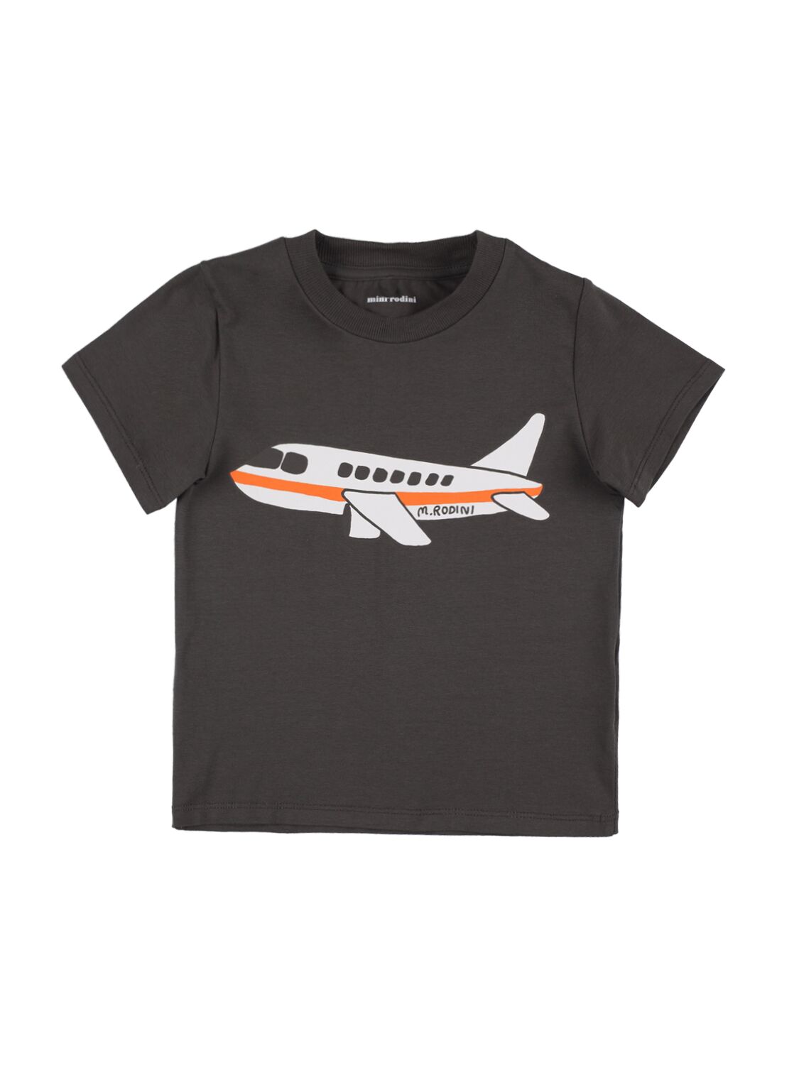 Mini Rodini Babies' Planes Printed Organic Cotton T-shirt In