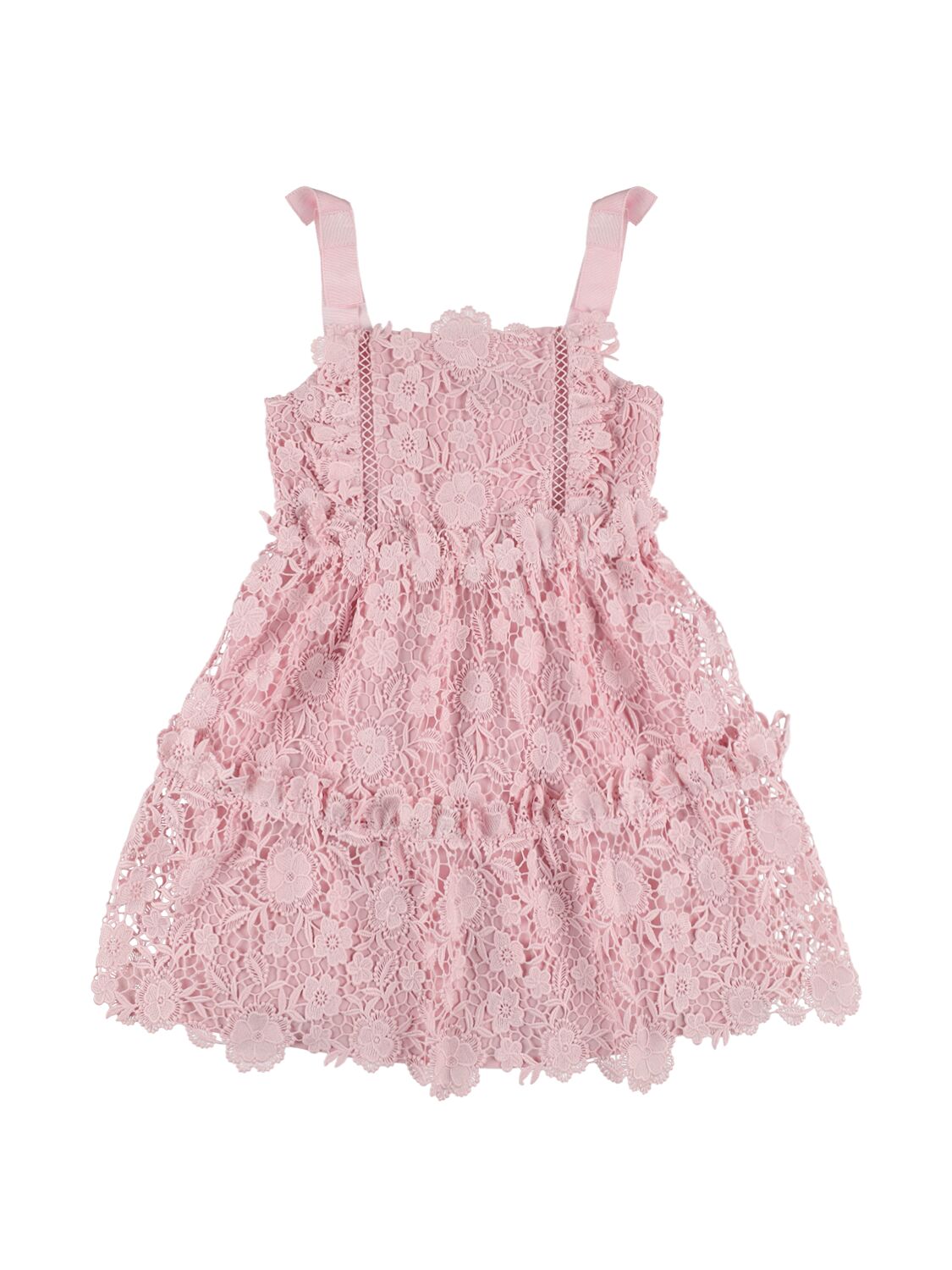 Guipure Lace Tiered Party Dress – KIDS-GIRLS > CLOTHING > DRESSES
