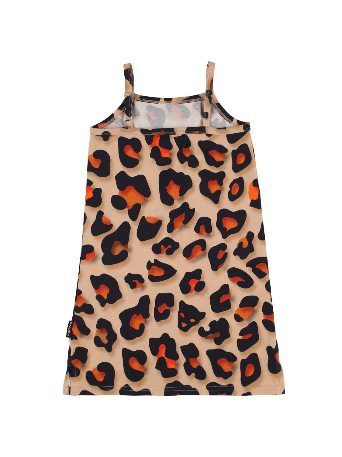 Snurk Panther Print Organic Cotton Dress In Multicolor