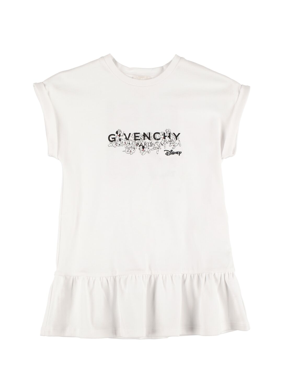 Givenchy Disney Printed Logo Cotton Dress In White