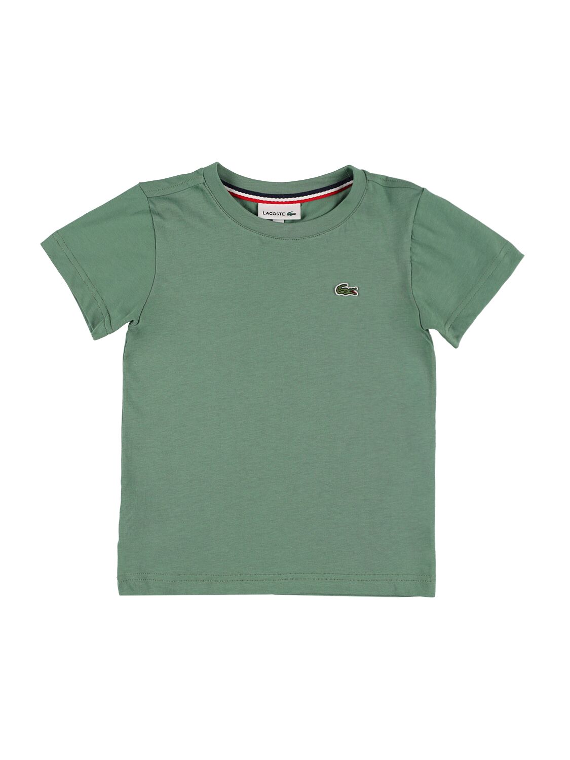 Lacoste Kids' Cotton Jersey T-shirt W/ Logo Patch