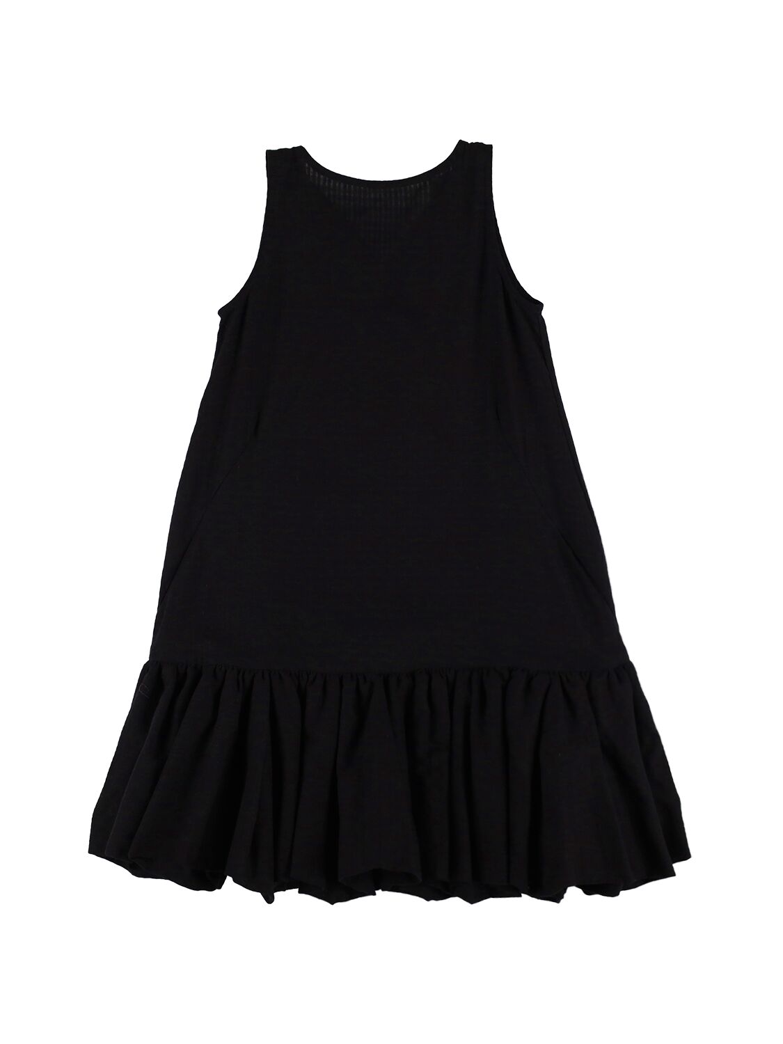 Unlabel Kids' Cotton Poplin Sleeveless Dress In Black