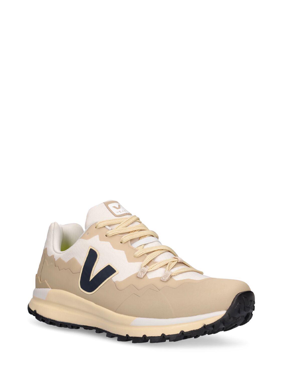 Shop Veja Vibram Fitz-roy Trekking Sneakers In Beige