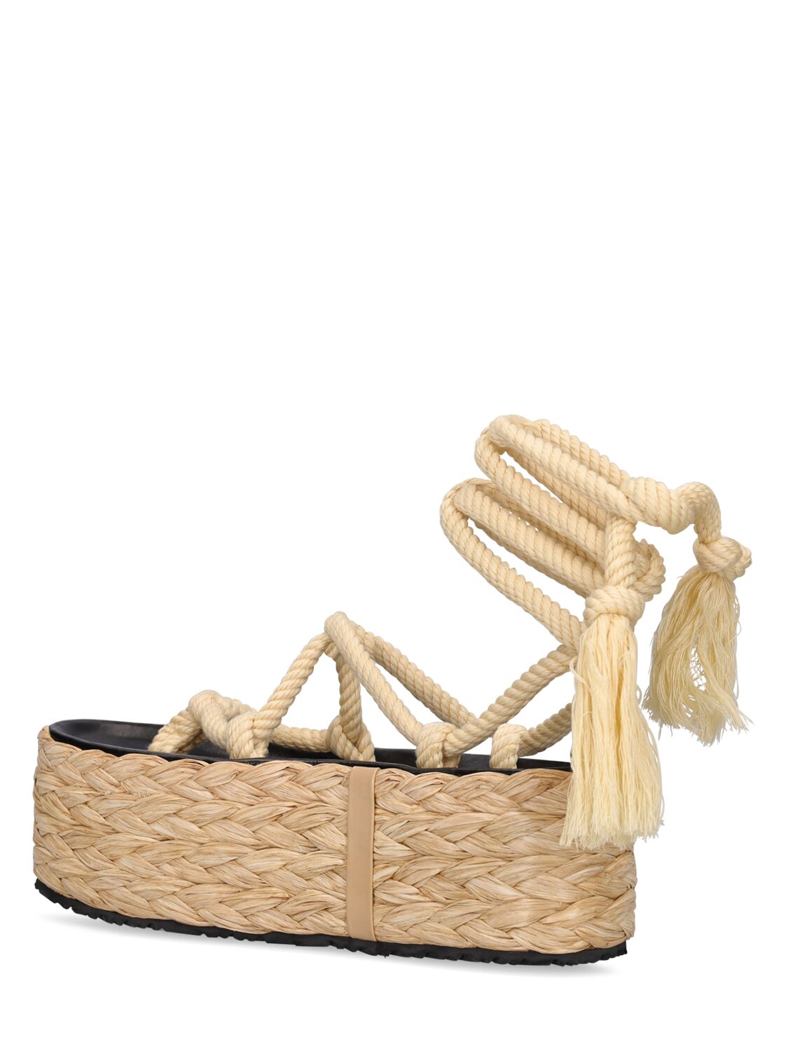 Shop Isabel Marant 55mm Elif Canvas Espadrilles In Natural