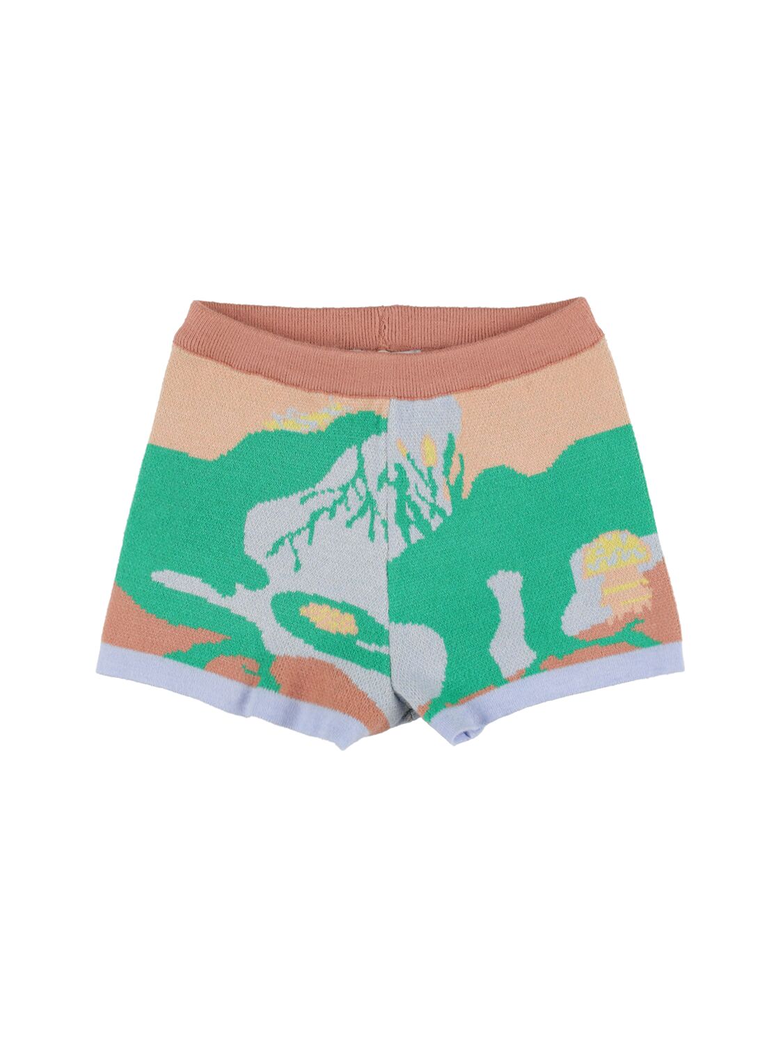 Viscose Blend Jacquard Knit Shorts – KIDS-GIRLS > CLOTHING > SHORTS