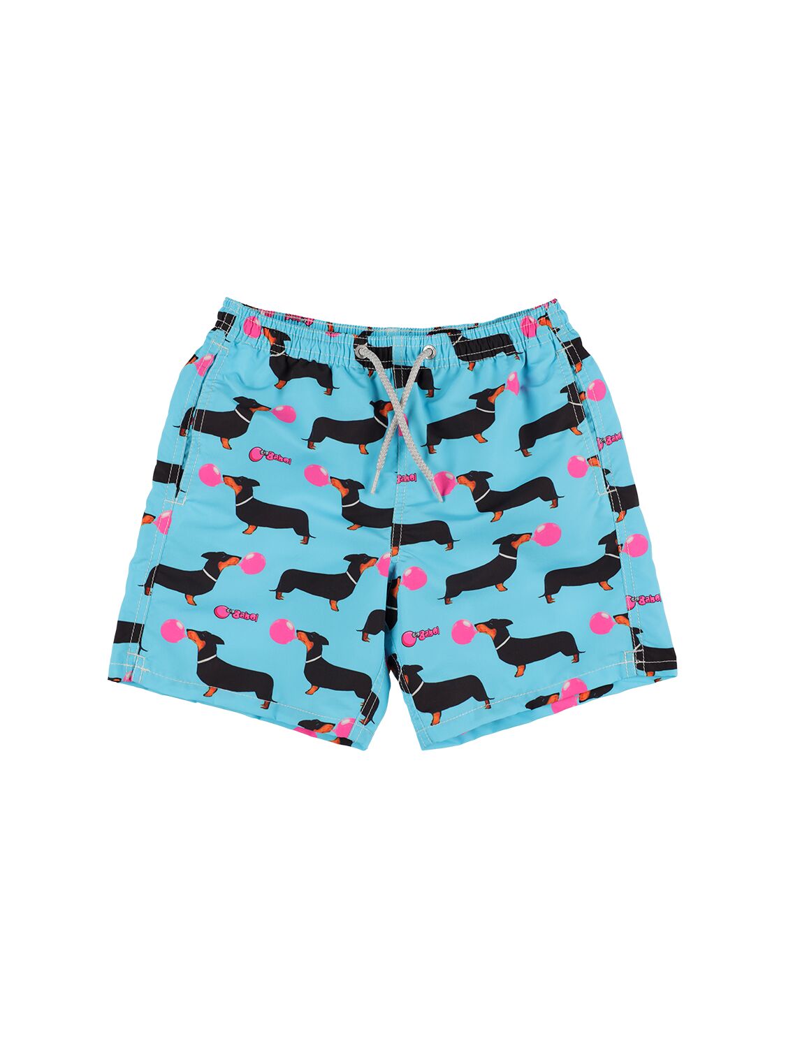 Dachshund Print Nylon Swim Shorts – KIDS-BOYS > CLOTHING > SWIMWEAR