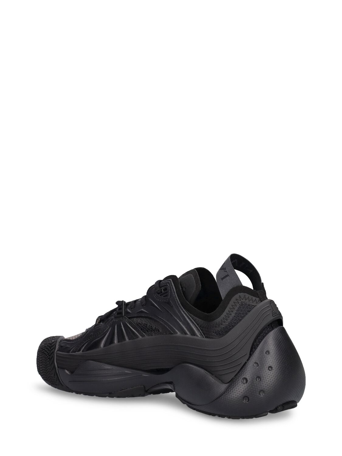 Shop Lanvin Flash-x Poly Sneakers In Black