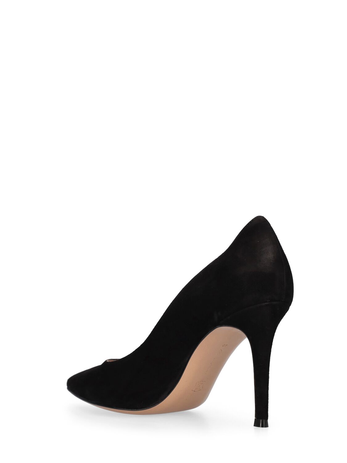 Gianvito Rossi Black Suede High Heel Pumps In Black