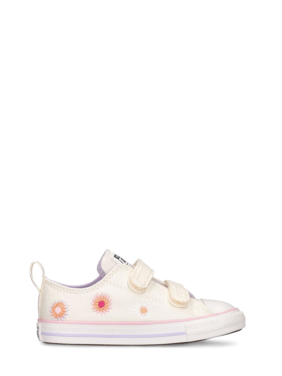 Embroidered Daisy Canvas Strap Sneakers – KIDS-GIRLS > SHOES > SNEAKERS