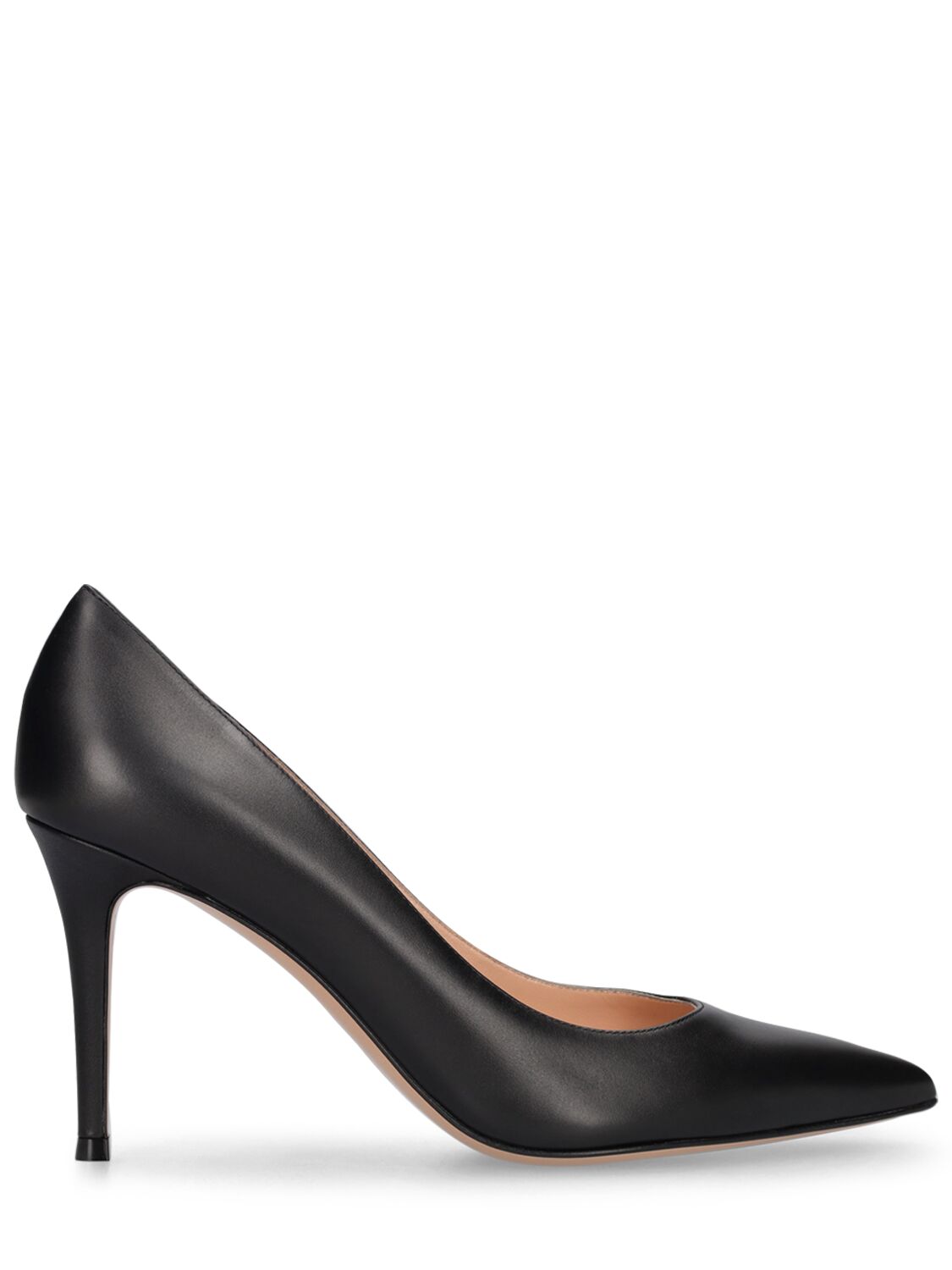 85mm Gianvito Leather Pumps