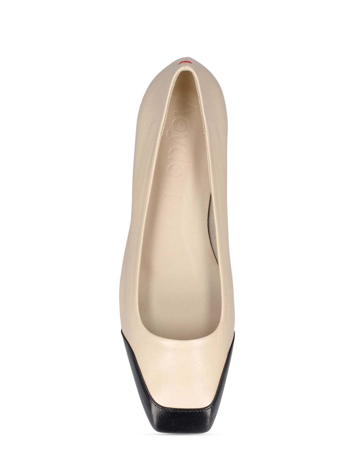 10mm Iris Nappa Leather Ballerina Flats