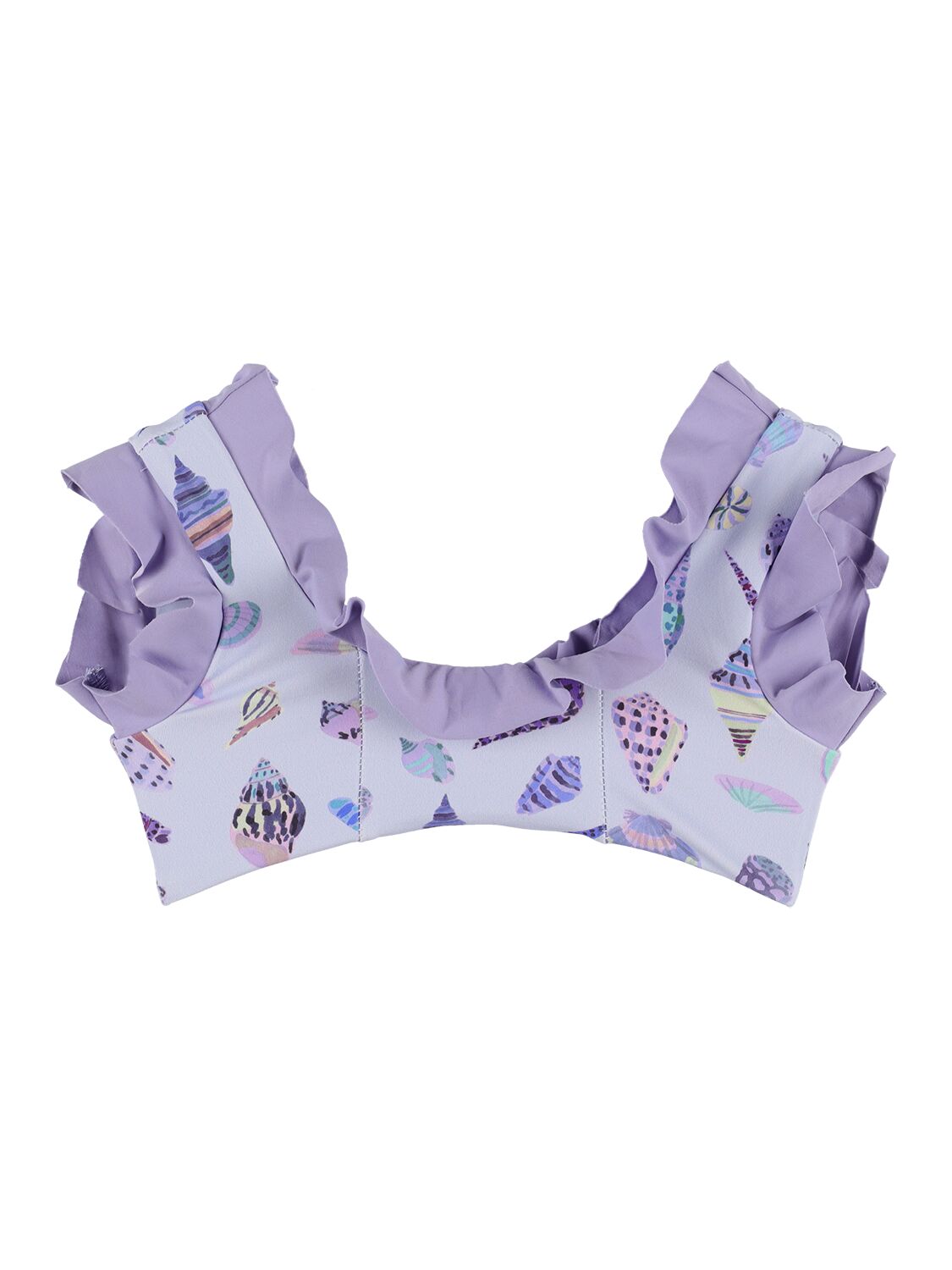 Shell Print Lycra Ruffled Swimsuit – KIDS-GIRLS > CLOTHING > SWIMWEAR & COVER-UPS