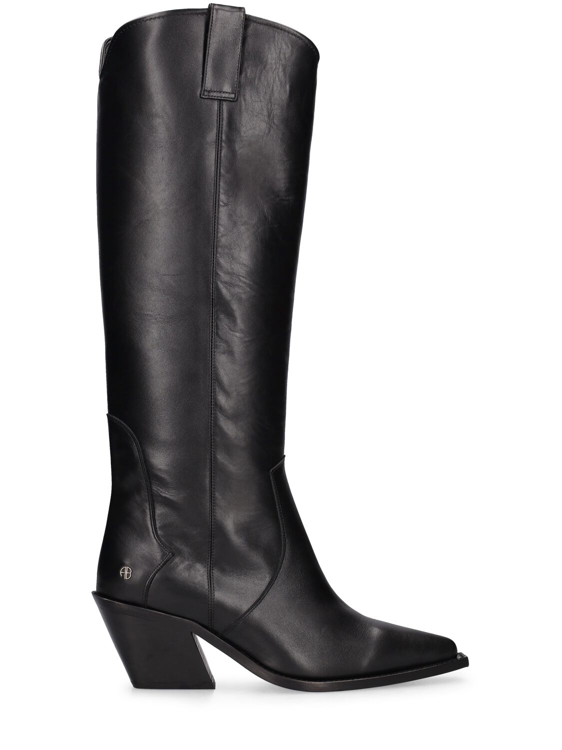 70mm Tania Leather Tall Boots