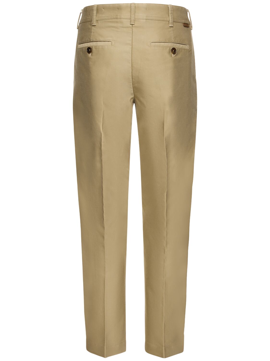 Shop Tom Ford Compact Cotton Chino Pants In Washed Beige