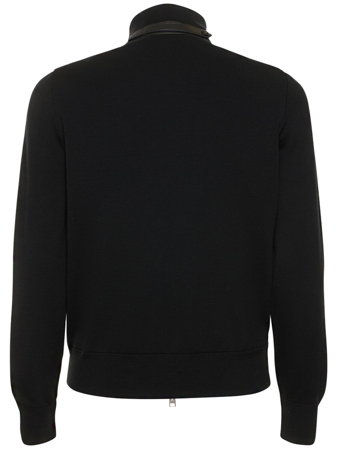 Shop Tom Ford Nylon Down & Wool Jacket In Black