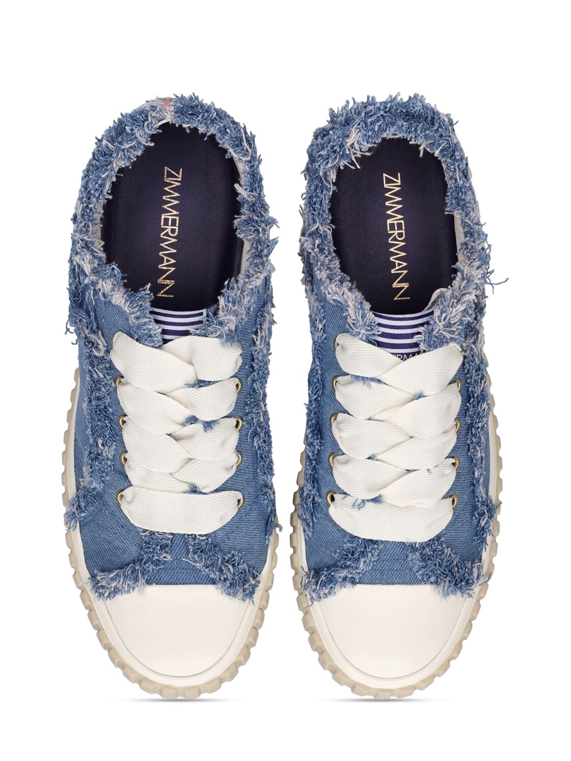 Denim Sneakers in Blue - Zimmermann