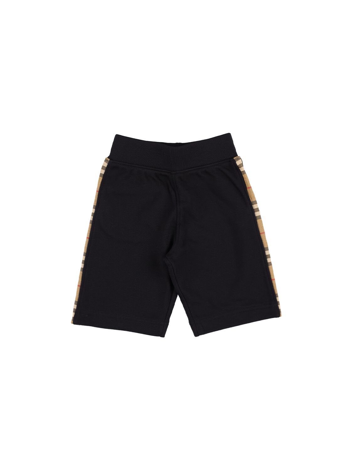Burberry Kids' Cotton Sweat Shorts In Black