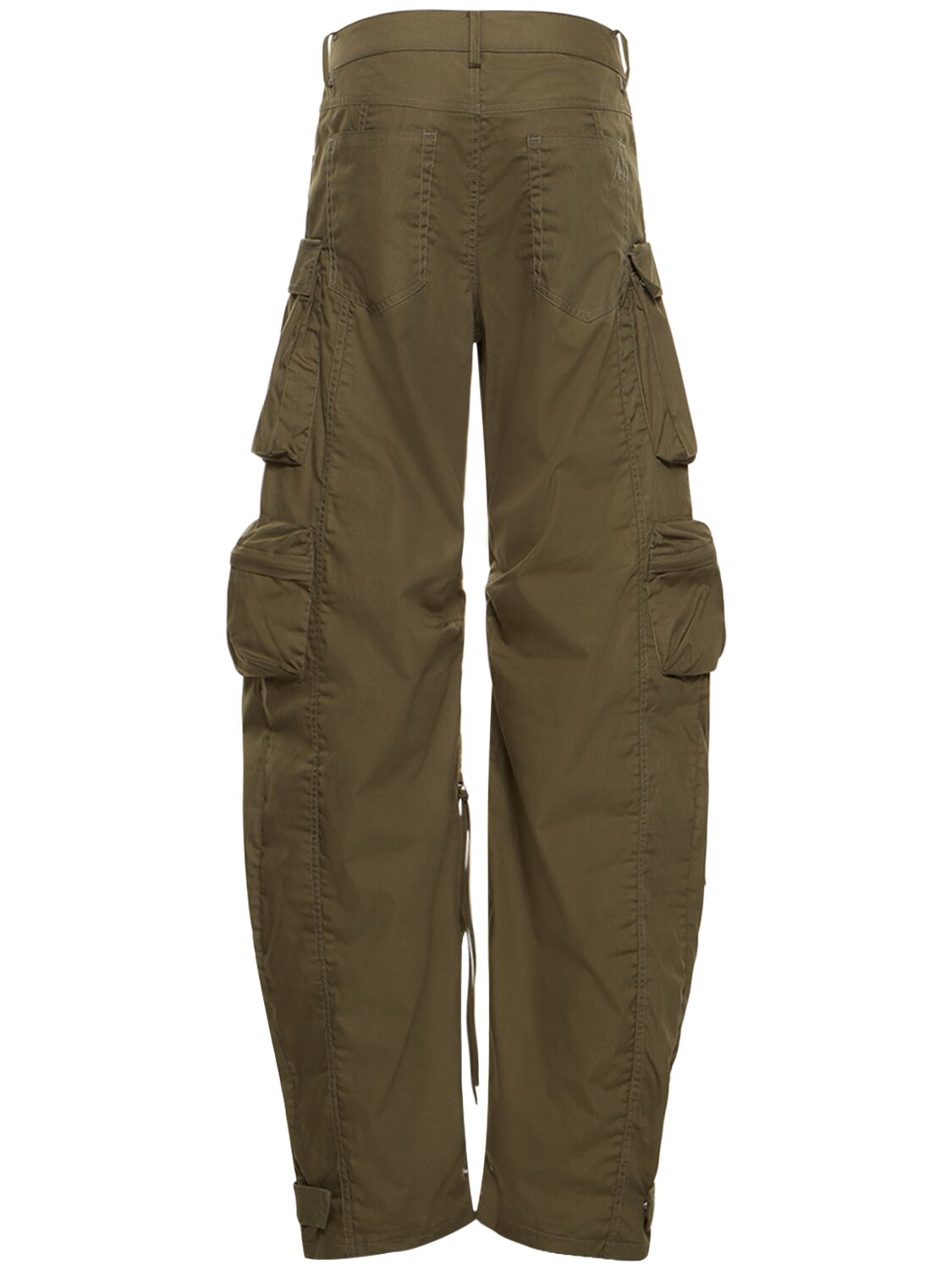 THE ATTICO Fern Low Rise Poplin Cargo Pants Smart Closet