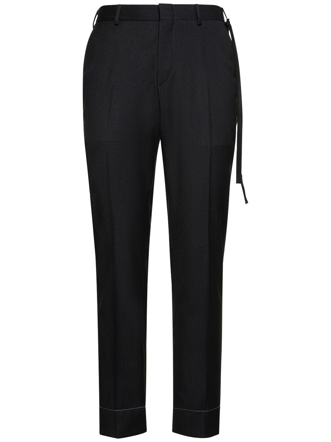 Brioni Pienza Wool Blend Pants In Anthracite