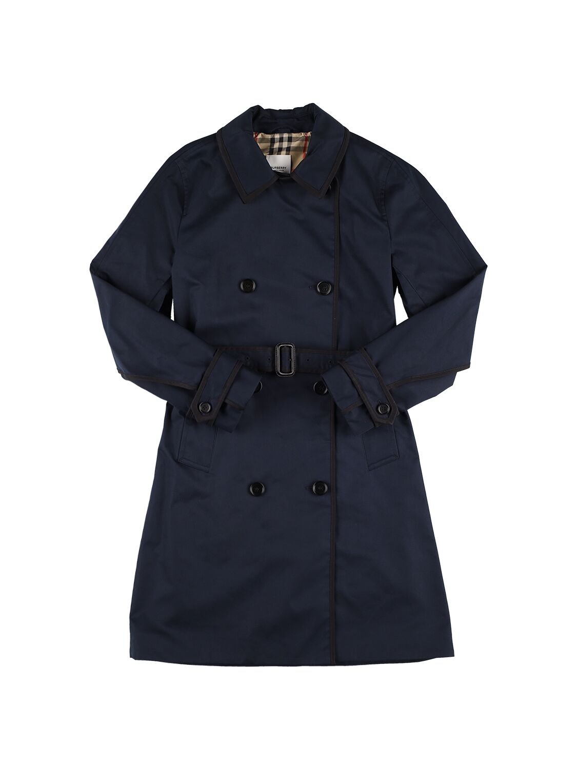 Cotton Gabardine Trench Coat – KIDS-GIRLS > CLOTHING > COATS