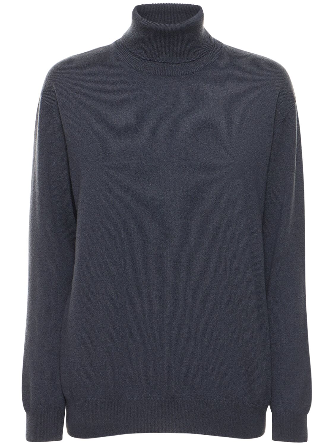 Cashmere Knit Turtleneck Sweater – WOMEN > CLOTHING > KNITWEAR