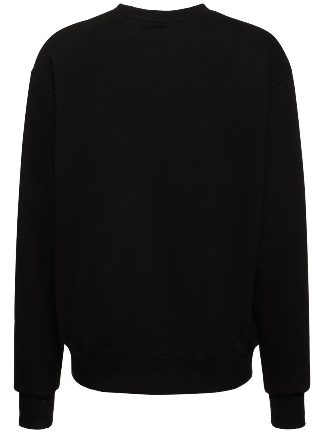 Shop Someit Cotton Distressed Vintage Sweatshirt In Black