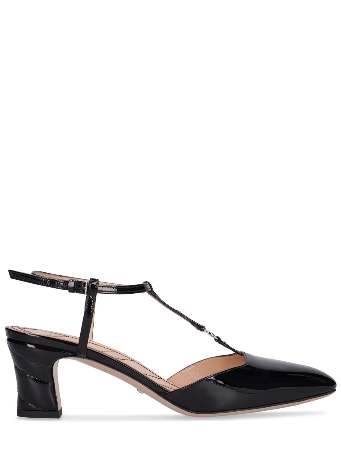 55mm Double G Leather Pumps