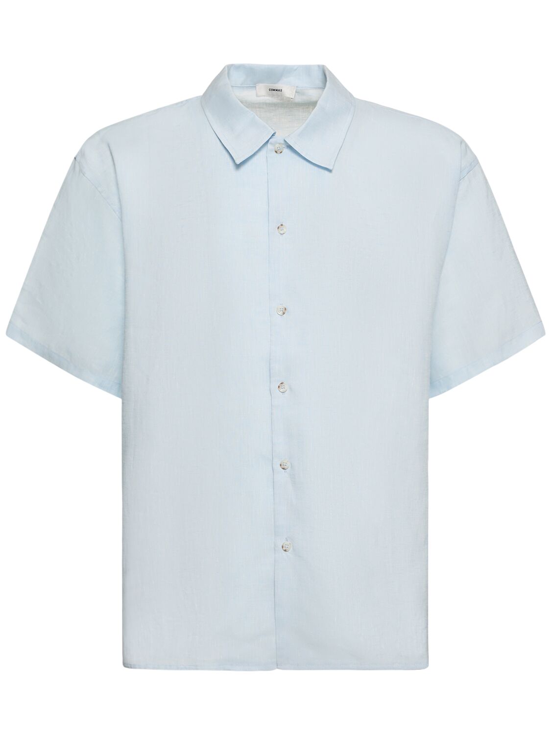 COMMAS Oversize Linen Short Sleeve Shirt