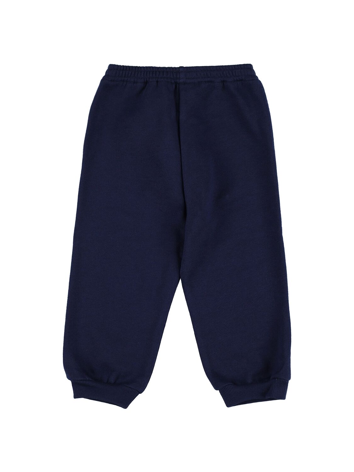 Shop Gucci Felted Cotton Jersey Jogging Pants In 深蓝色