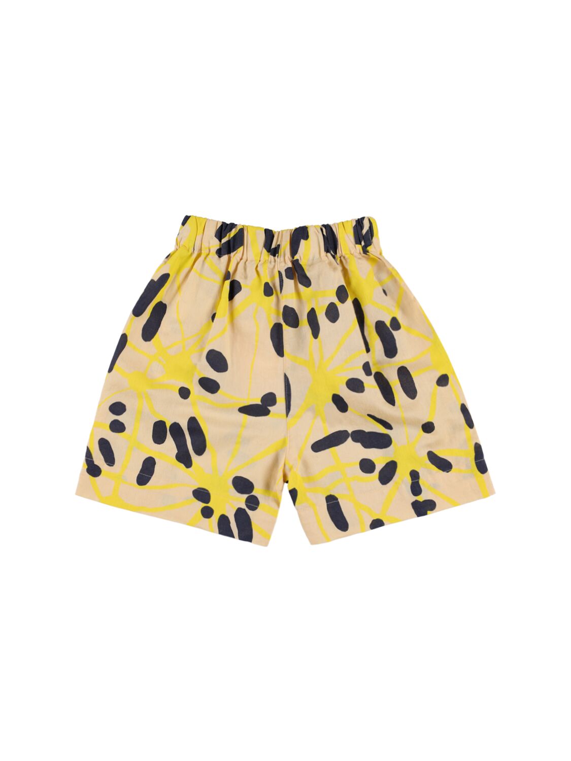 Shop The Animals Observatory Printed Cotton & Linen Shorts In Multicolor