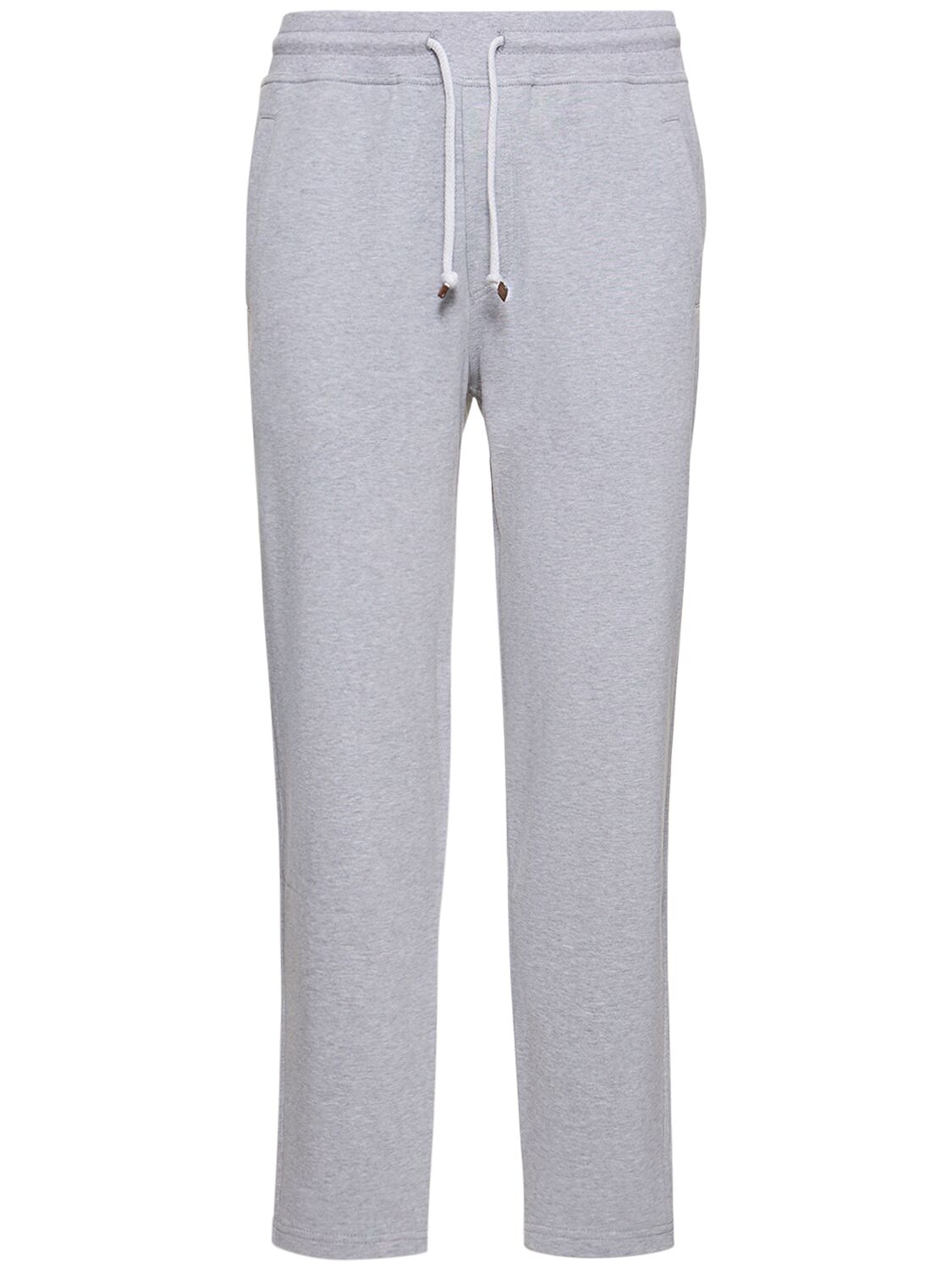 Brunello Cucinelli Cotton Sweatpants In Grey