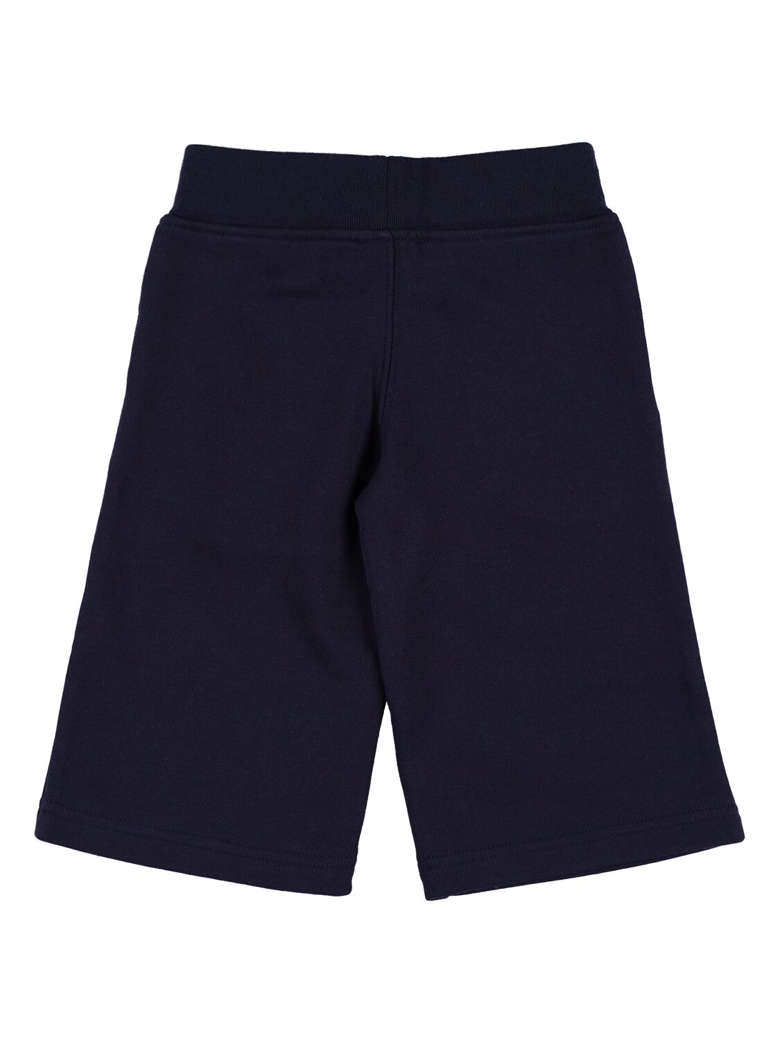 Shop Burberry Cotton Sweatpants W/ Logo In Navy