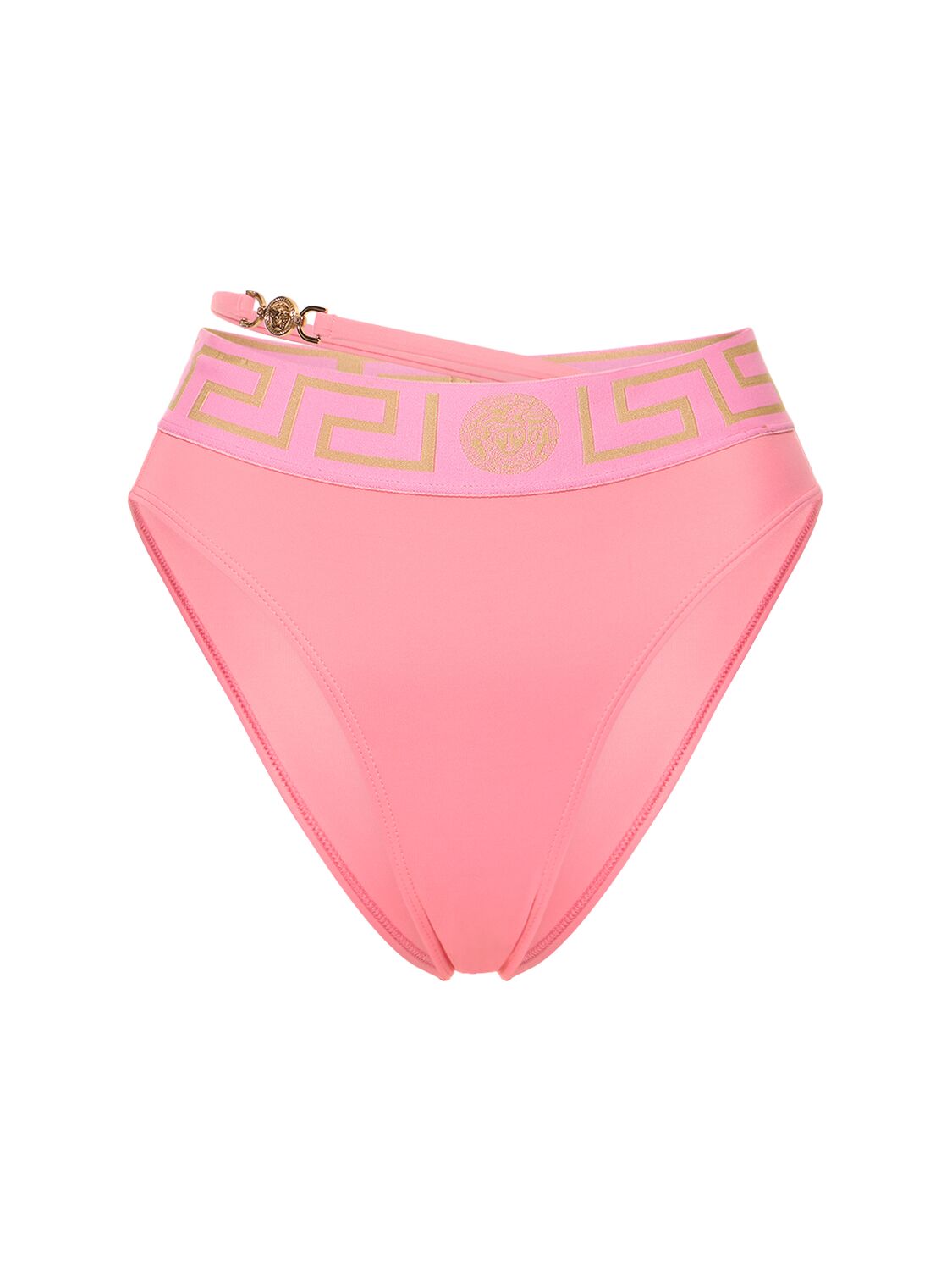 Greca Logo Bikini Bottoms W/strap