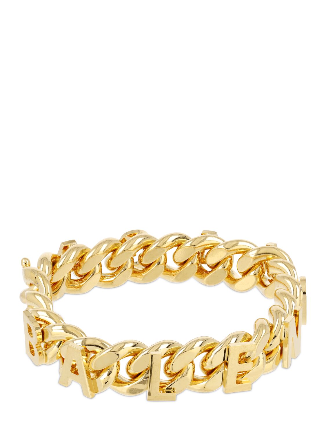 Chain Logo Brass Bracelet – WOMEN > JEWELRY & WATCHES > BRACELETS