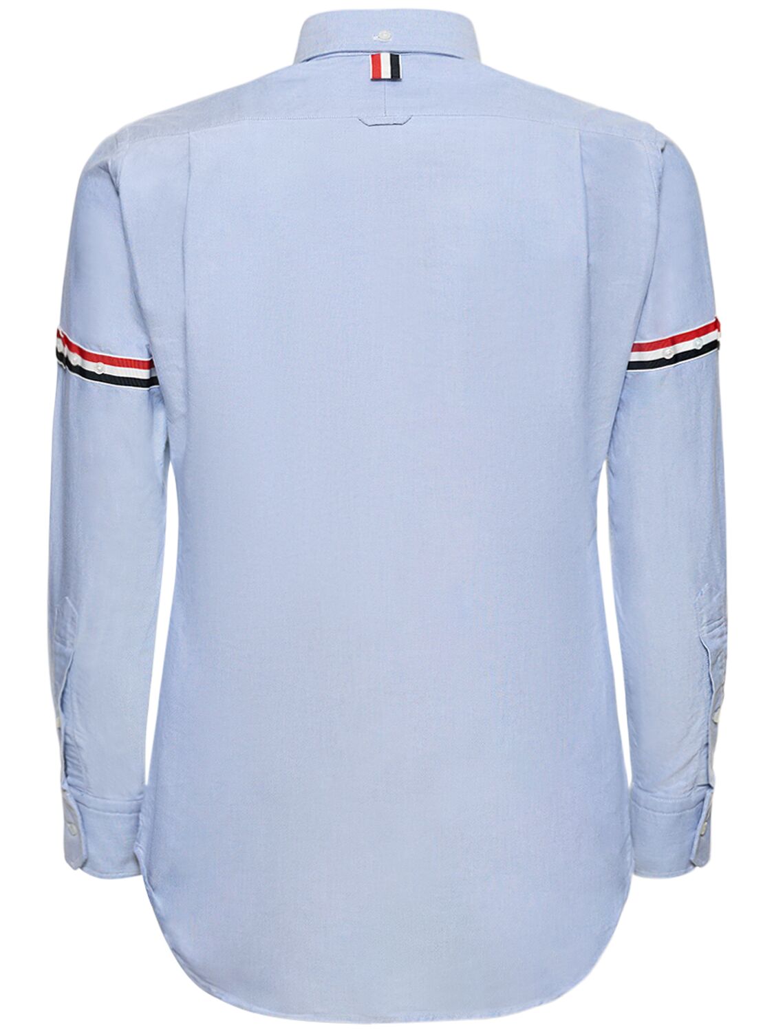 Shop Thom Browne Classic Oxford Button Down Shirt In Light Blue