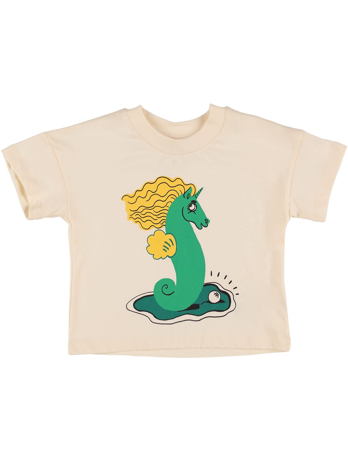 Seahorse Print Organic Cotton T-shirt – KIDS-GIRLS > CLOTHING > T-SHIRTS & TANKS