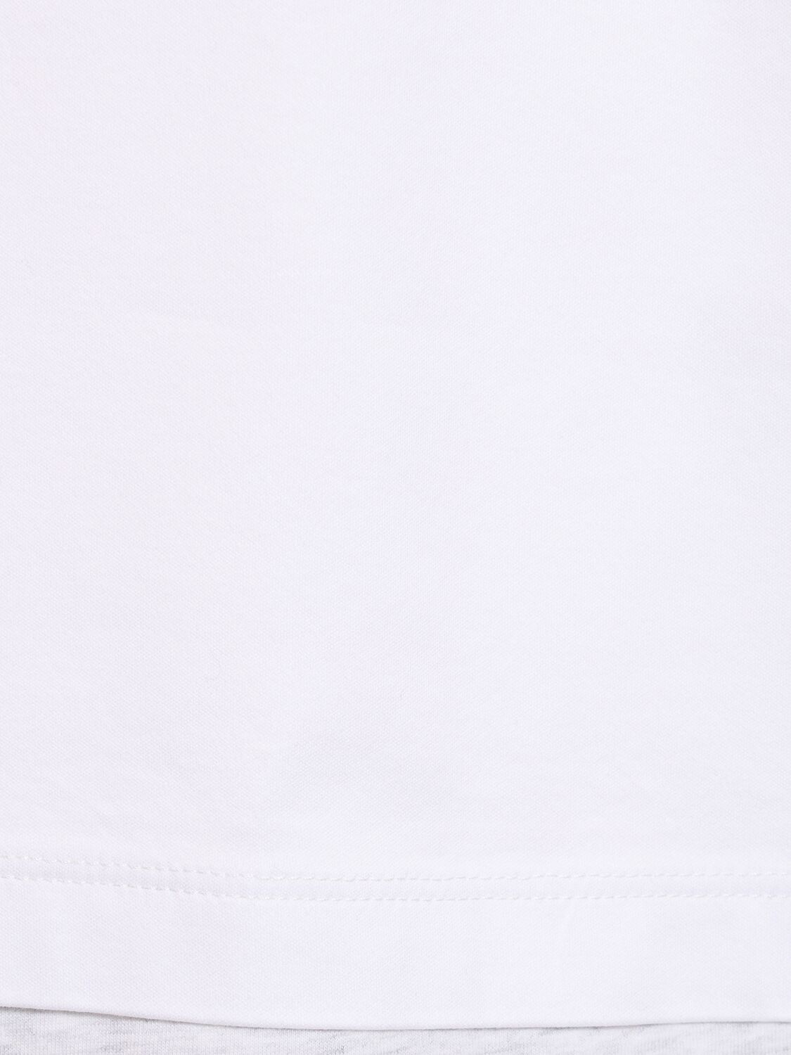 Shop Brunello Cucinelli Cotton Crewneck T-shirt In White