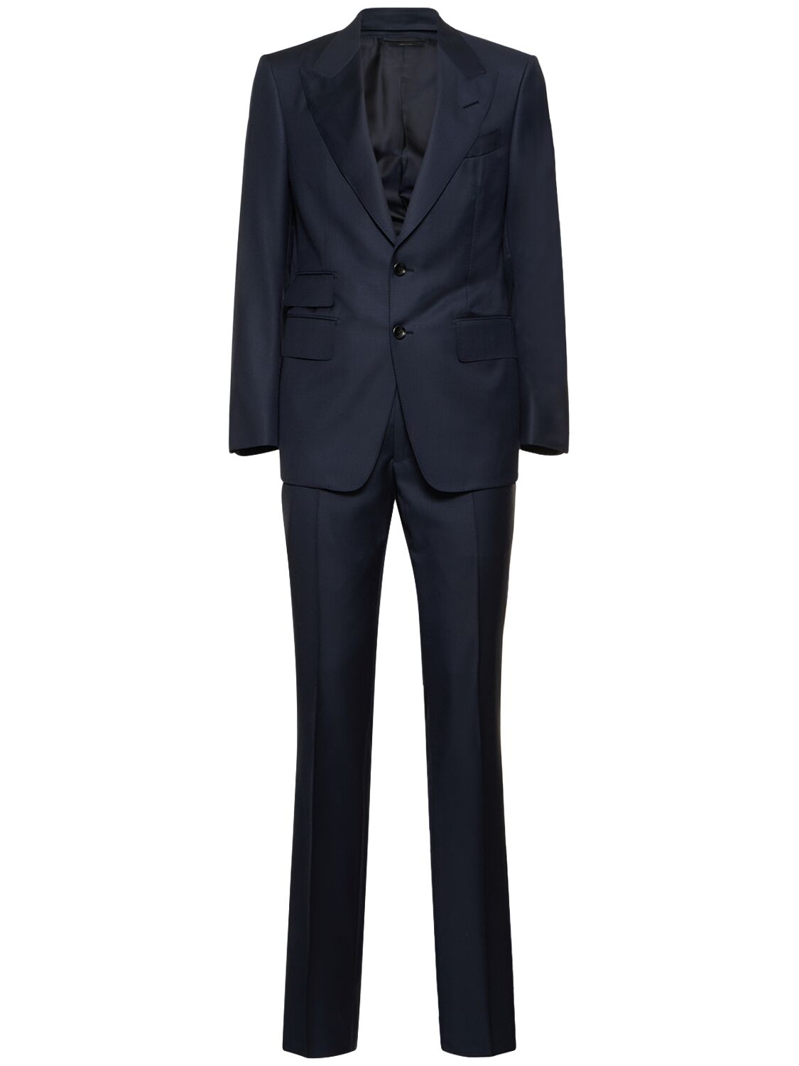 Shelton Super 110’s Sharkskin Wool Suit – MEN > CLOTHING > SUITS