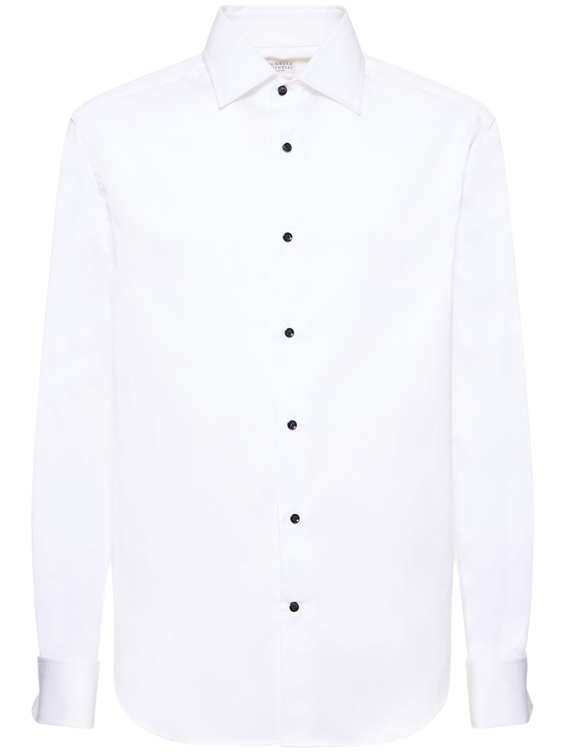 Image of Cotton Tuxedo Shirt